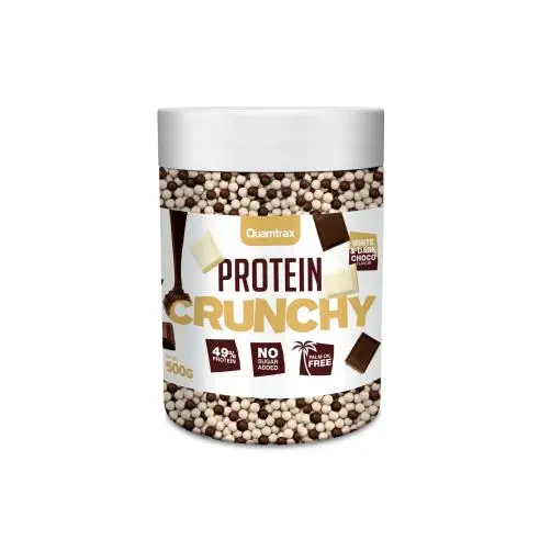 PROTEIN CRUNCHY (500 G) CHOCO BLANCO Y NEGRO - Quamtrax - 1