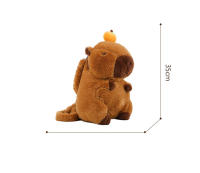 Nueva Muñeca De Peluche Kawaii Capybara Mochila Bolsa De Mano Para Niños Bolsa De Hombro Mini Rucksack Regalo Para Novia - details 1