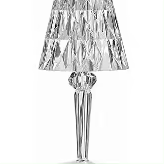 Lámpara de mesa, lámpara de noche, cristal, lámpara de escritorio con carga USB, luces de ambiente decorativas, adecuada para bar, dormitorio, luz de noche junto a la cama, tres colores ajustables - 1