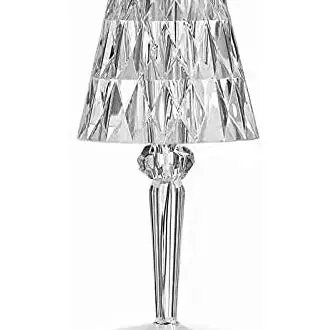 Lámpara de mesa, lámpara de noche, cristal, lámpara de escritorio con carga USB, luces de ambiente decorativas, adecuada para bar, dormitorio, luz de noche junto a la cama, tres colores ajustables - 1