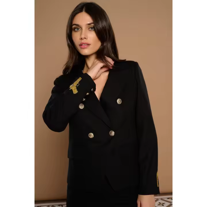 PREORDEN Chaqueta blazer negra -Minueto- Sofia Jacket - 1