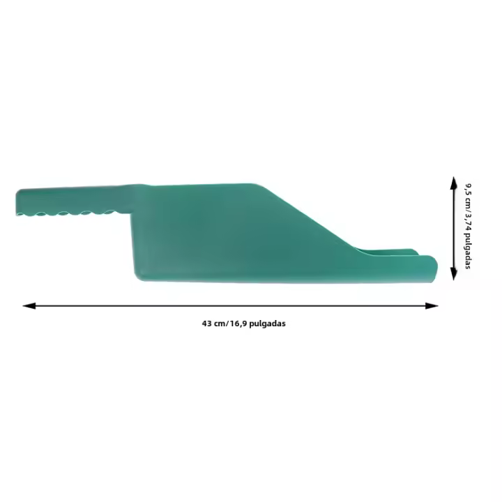 Herramienta De Jardín Multifuncional Para Limpieza De Desagües Con Mango Ergonómico Y Boca Ancha Plástico Antideslizante Portátil Para Hojas Caídas - 1