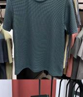 Camiseta De Hombre Para Verano Transpirable Con Mangas Cortas Estilo Casual Cuello Redondo Top De Seda Helada Para Sensación De Frío - details 7