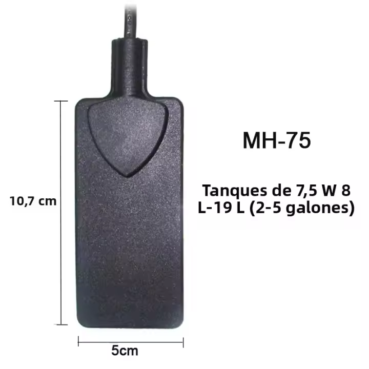 Calentador De Acuario Flexible 7.5W 15W Mini Para Tanque De Peces Tortuga Controlador De Temperatura 220-240V - 1