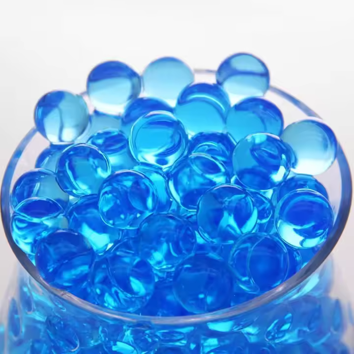 Perlas de agua azules no tóxicas, más de 6000 bolas biodegradables, alivian el estrés como relleno de jarrones, decoración para el hogar, plantas, manualidades y decoración - 1