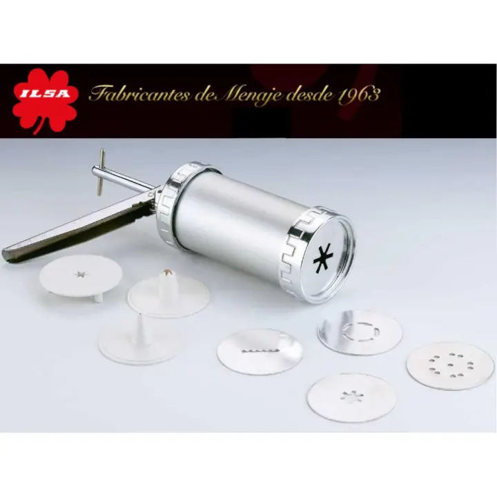 CHURRERA CLASICA METALICA PARA HACER CHURROS DE LA MARCA ILSA (ESPAÑA) ALUMINIO - 1