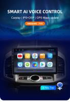 AWESAFE inalámbrico CarPlay Android Auto Radio para Chevrolet Captiva 1 2011 2012 2013 2014 2015 2016 coche reproductor multimedia GPS 2 din autoradio volante controles RDS Bluetooth - details 0