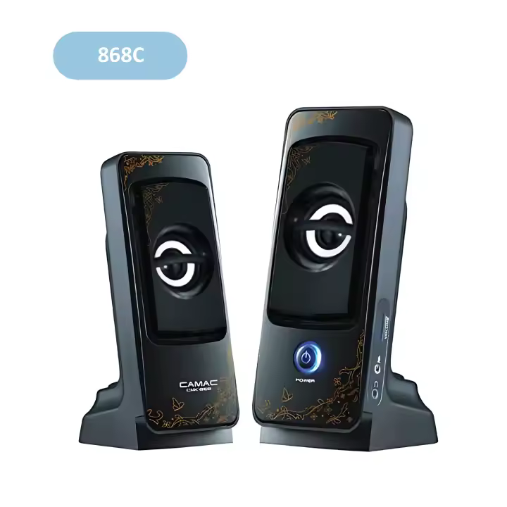 LIFA CAMAC Altavoces para ordenadores con enchufe europeo, altavoecs para PC, reproductores de sonidos CMK868 - 1