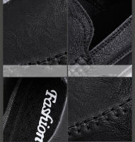 Zapatos Casuales Para Hombre De Cuero Legítimo Lujo Italiano Mocasines Hechos a Mano Transpirables Botines Slip-On Talla Grande - details 4