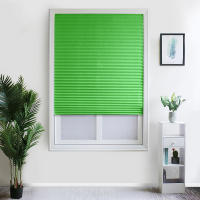 Cortinas Pliegables Autoadhesivas Para Ventanas Baño Cocina Balcón Oficina Estilo Slat Material Poliéster Medio Blinds Rollos - details 20