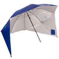 AKTIVE, Sombrilla playa grande, 240 cm, Protección UV50, Mástil acero, Regulable en altura, Tejido nailon, Funda transporte, Sombrilla para la playa, Sombrillas grandes, Sombrilla playa grande - details 0