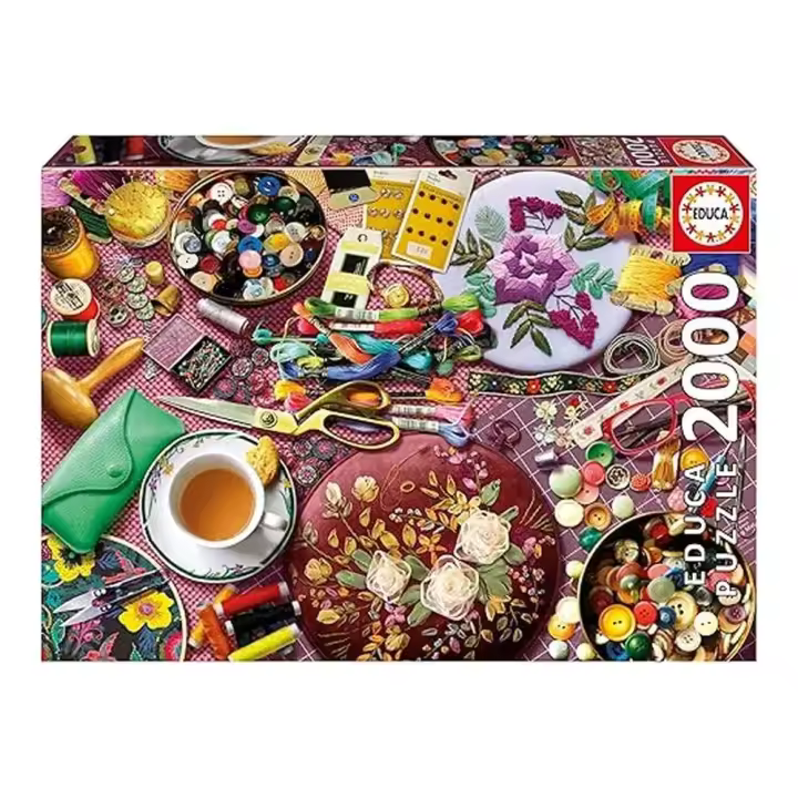 Educa Puzzle La Mesa de Costura 2000 Piezas 20263 - 1
