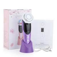 Masajeador Facial EMS 7 En 1 Con LED Fotón Para Cuidado De La Piel Elevación De La Cara Cuidado De Los Ojos Rejuvenecimiento Máquina Limpiadora De La Piel USB Cable - details 8