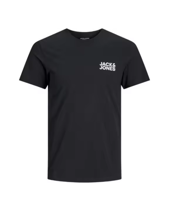Camisetas Jack And Jones Manga Corta Negro - 1