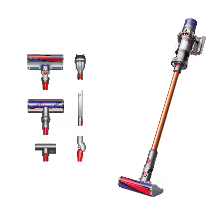 Aspiradora sin cables Dyson V10™ Absolute (Níquel/Cobre) Diseñada para limpiar en profundidad cualquier superficie. Fuerza de succión constante hasta 60 minutos - 1