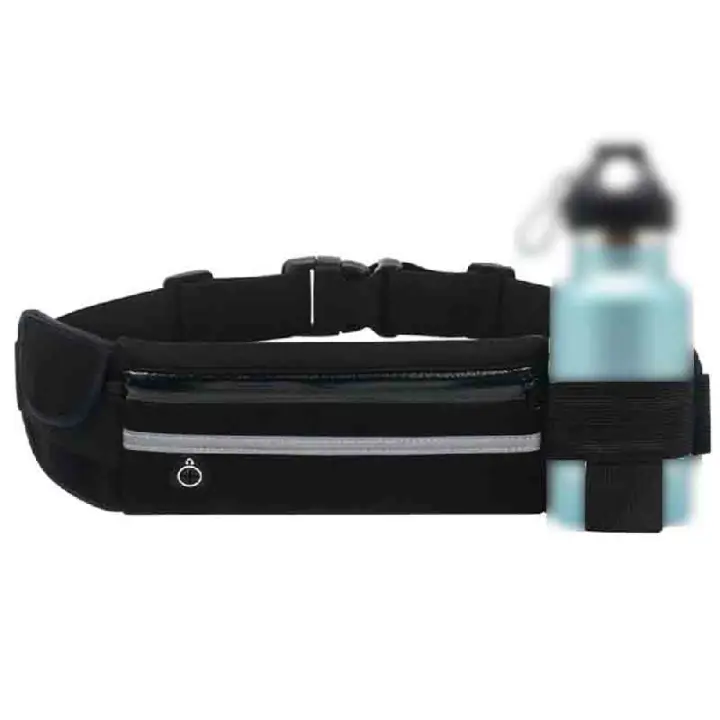 Bolsa De Cintura Deportiva Unisex Para Correr Escalada Motos Resistente Al Agua Con Bolsillo Para Teléfono Móvil - 1