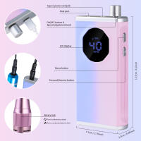 Máquina De Uñas Eléctrica Portátil Profesional 40000RPM Recargable Bajo Ruido Para Manicura Y Peluquería De Perros Herramienta De Esmeriladora De Uñas - details 5