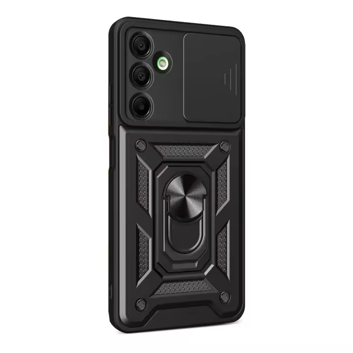 Compatible con SAMSUNG GALAXY A16 4G / 5G Armor Case Cubierta Deslizante para Cámara, Armadura Reforzada a Prueba de Golpes, Grado Militar, con 360 - 1
