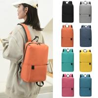 Mochila Pequeña De Color Sólido Impermeable Y De Gran Capacidad Para Viajes Y Escuela Mochila Casual Para Adolescentes Con Capacidad Grande Para Libros Y Utensilios Escolares - details 0