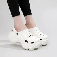 Sandalias De Alta Suela Para Mujer Cómodas Y Antideslizantes Para Uso Casual En La Playa Y En La Calle Zapatillas De Verano Con Plataforma Estilo Coreano - details 7