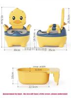 Asiento De Instrucción Para Niños Y Niñas Con Diseño De Pato Seguro Y Portátil Para Bebés De 1 a 6 Años Asiento De Inodoro Entrenador Unisex Material Plástico - details 12