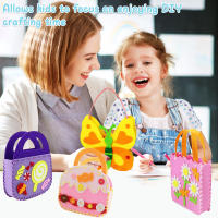 Kit De Costura Para Niños 8 Piezas DIY Con Algodón Y Agujas Seguras Juguete Educativo De Preschool Para Crear Manualidades - details 1