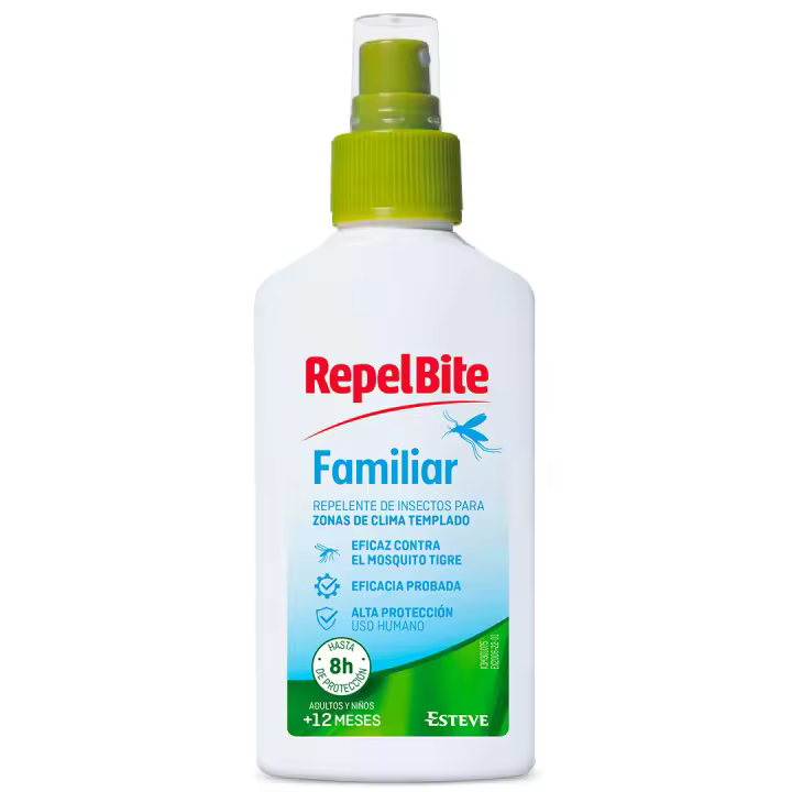 Esteve Repel Bite Familiar Spray Protección Eficaz contra Picaduras de Insectos para Toda la Familia - 1