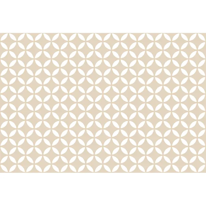 Alfombra vinílica motivos beige Antideslizante - 1