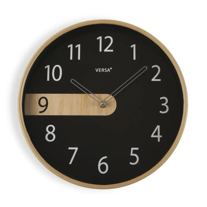 Reloj Pared Negro Versa - 1