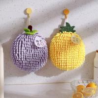 Toallas De Mano De Microfibra Chenille Para Cocina Y Baño Secado Rápido Absorbentes Con Anillas Para Colgar Técnica De Cepillado De Algodón - details 0