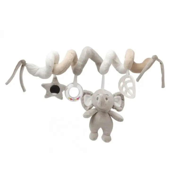 Kiokids Espiral de Peluche Elefante Gris - 1