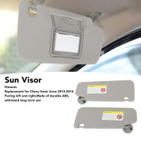 Par De Viseras Solares Para Coche Para Chevy Sonic Aveo 2012-2020 Con Espejo Reemplazo Izquierdo Y Derecho Color Gris - details 4