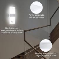 Aplique de pared Interior de 12W, aplique Modern LED, dormitorio, pasillo, Sala de estar, Superior de las escaleras - details 1