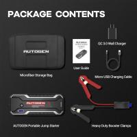 AUTOGEN Arrancador para automóvil 4000A (10.0L + Gasolina y diésel), un Kit de Refuerzo de Caja de Puentes de batería portátil de 12V para automóviles, SUV y Camiones Envió 24Horas - details 6