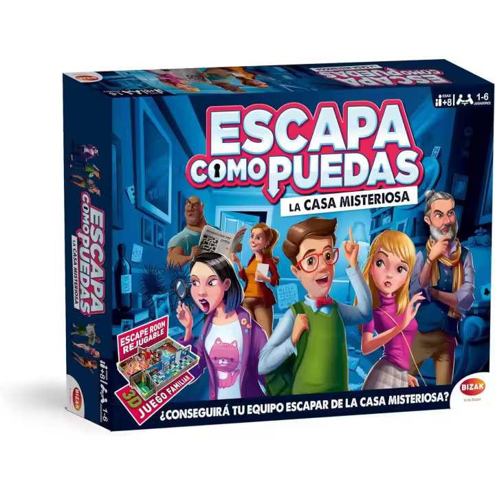 Bizak Juego Escapa como Puedas, Escape room familiar rejugable (64361145) - 1