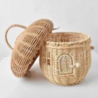 Cesta De Almacenamiento De Rotura En Hecho Ecológico Para Niños Decoración De Habitación De Niños Organizador De Estante Tejido Cesta De Picnic Portátil Fruta Para Casa De Muñecas - details 18