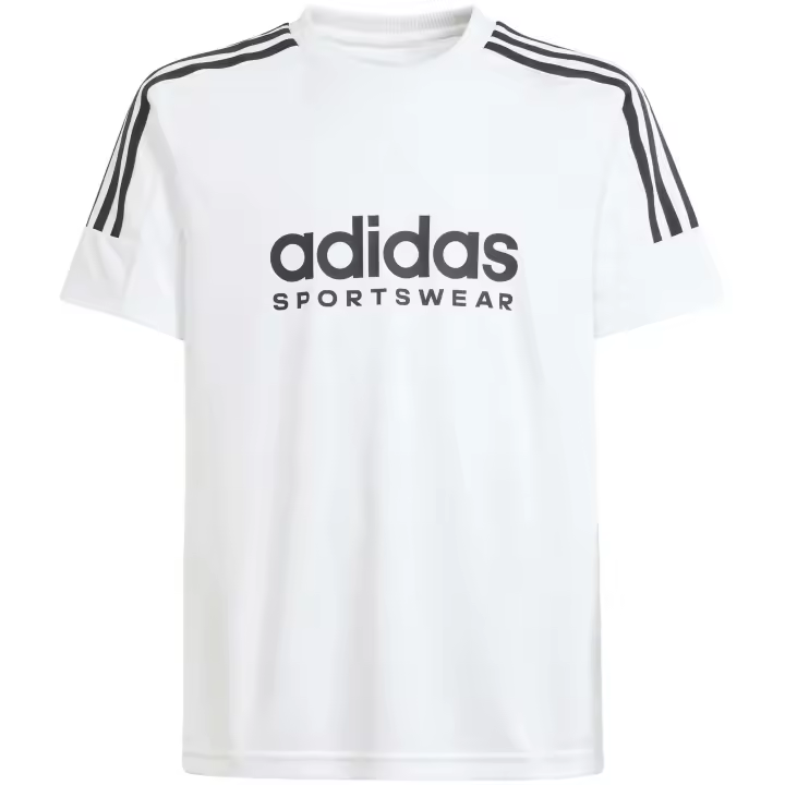 Camiseta Adidas modelo J Hot Ut Teewhite/Black en color Blanco - 1