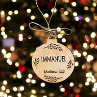 Adorno Navideño De Madera Con Colgante De Jesús Cristo 25 Piezas Ornamento De Árbol De Navidad Decoración De Hogar - details 6