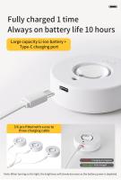 Resaltador LED Sin Cable Para Armario Luz Nocturna Recargable Con Control Remoto 5V RGB Blanca Dimmable Para Armario Figura Gabinete - details 6