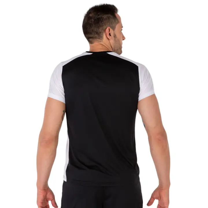 Camiseta Joma Record Ii Negro Blanco Running T Shirt 102223-102 - 1
