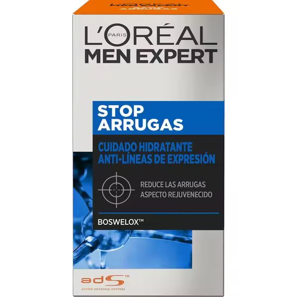 L'OREAL MEN EXPERT Stop Arrugas cuidado hidratante anti-arrugas de expresión dosificador 50 ml Boswelox - 1