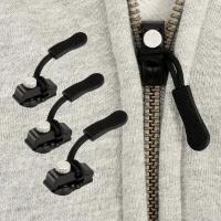 Kit De Reparación De Cremalleras Universales Cabeza De Cremallera Desmontable Rápida Y Instantánea Para Chaquetas Bolsos Abrigos Material Plástico Auto Bloqueo - details 0