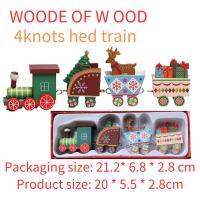 Adorno De Navidad De Tren De Madera/Plástico Decoración De Feliz Navidad Para El Hogar Regalos De Xmas 2023 Día De Año Nuevo 2024 - details 24