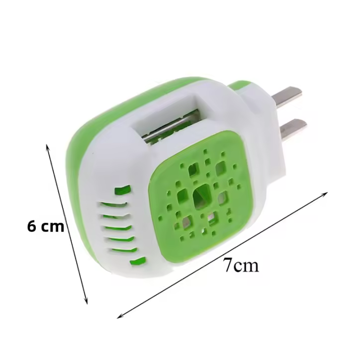 1Pc Protector Repelente De Mosquitos En Forma De Plug Refillable Dispositivo De Eliminación De Mosquitos Con Calor De Hélice - 1