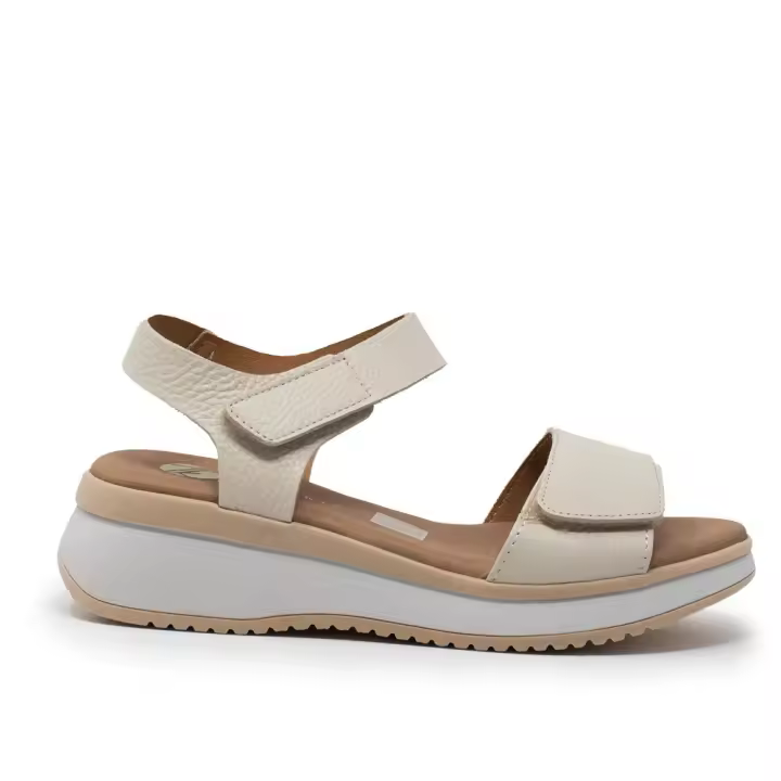 Sandalias plataforma mujer TINA KIZ 5660 HIELO SANDALIA DOS VELCROS  HIELO 35155 25V - 1