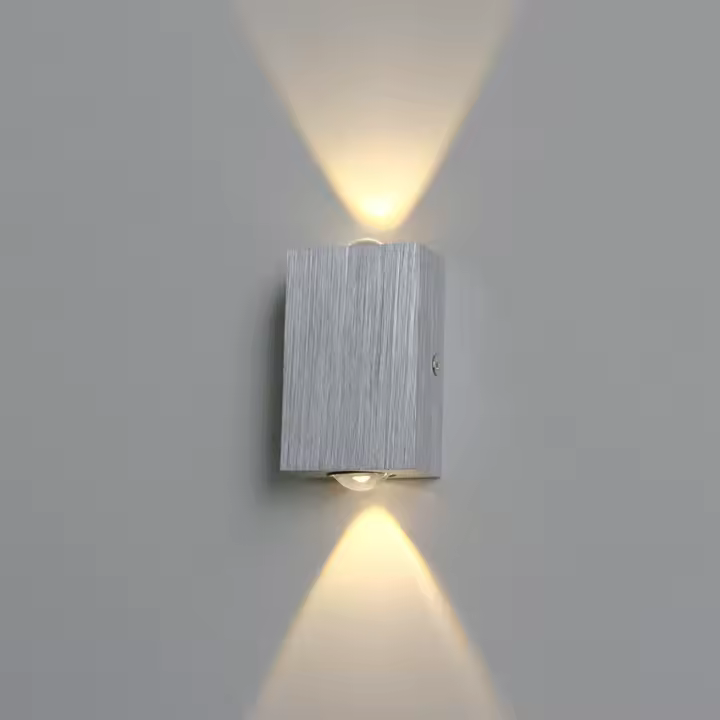 Lámpara De Pared LED Para Decoración De Hogar Moderna Y Minimalista Para Dormitorio Sala De Estar Pasillo Hotel Luz Cuadrada - 1