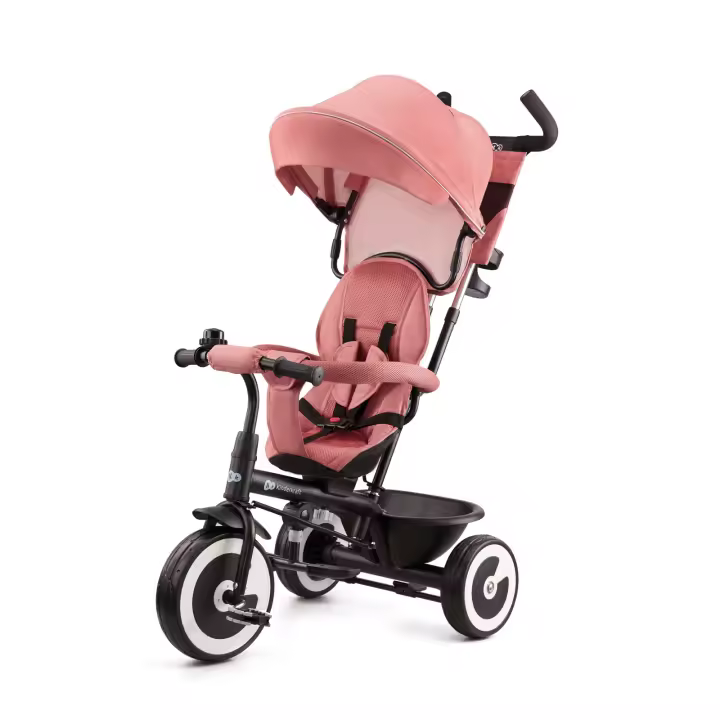 Triciclo Evolutivo ASTON de Kinderkraft, Cabina desplegable, Cinturón, 9 Meses a 5 Años - 1