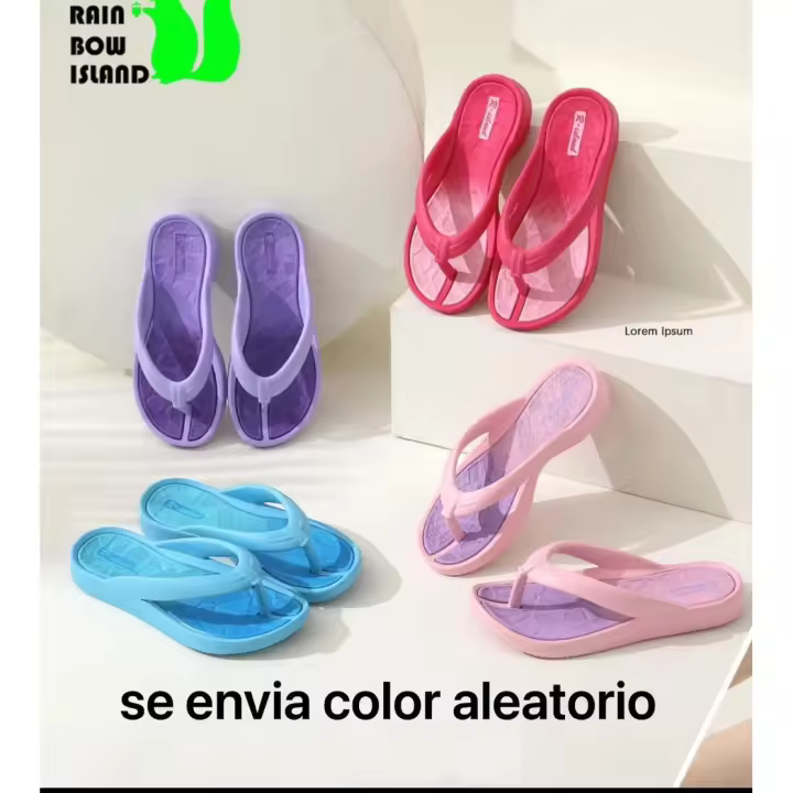 Chanclas Mujer Moda Ortopedicas Comodas  Sandalias de Dedo Verano Cool  ,CHANCLA DE DEDO COMODO ,Playa Piscina Flip Flop Ligera Abierta Chancletas Antideslizante Goma Suela - 1