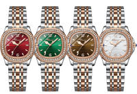 Reloj De Mujer CHENXI Lujo Con Rhinestone Resistente Al Agua Y Luz Luminosa Cuadrado Reloj De Pulsera De Cuarzo Para Damas - details 9