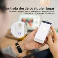 Enchufe Inteligente WiFi 16A Con Enchufe Israelita Control Por Voz De Alexa Y Google Home Función De Tiempo Tuya APP Hogar Inteligente Protección Contra Sobrecargas - details 6
